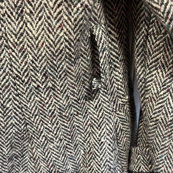 Vintage Montello wool trench coat with scarf - Picture 5 of 11